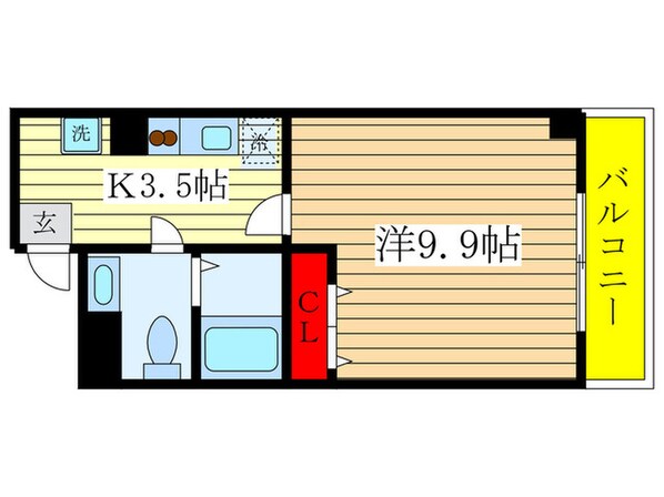 アイコ－ト六番の物件間取画像